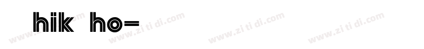 MN Chik Cho字体转换